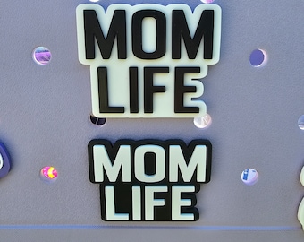 3D Printed Mom Life  Bogg Charm. SHIPS FAST