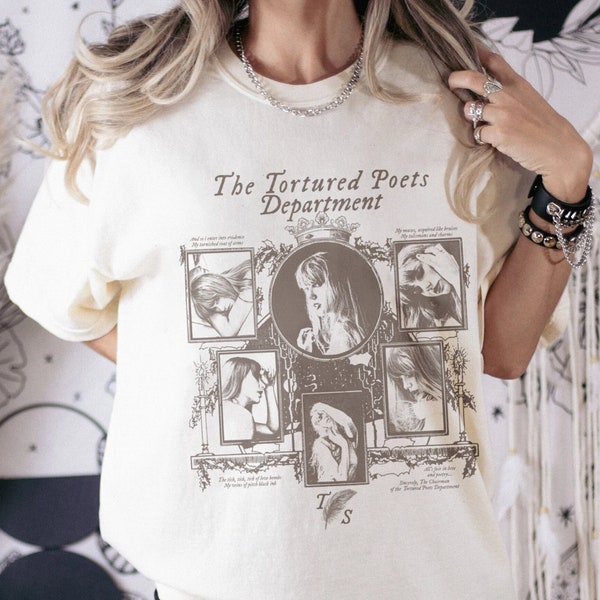 Vintage Y2k - Taylor The Tortured Poets Department Comfort Colors Shirt, TS New Album, Gift for Swiftie Fan, Ts New Album Shirt, TTPD Merch.