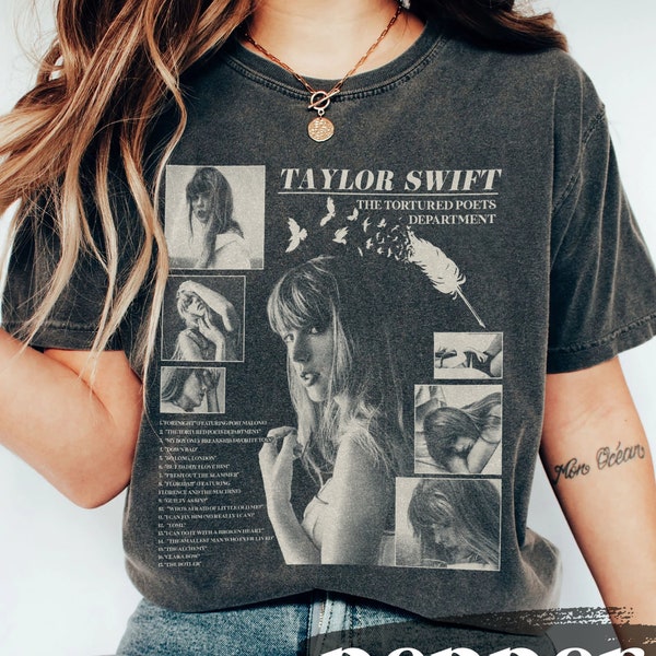The Tortured Poets Department Comfort Colors Shirt, TS New Album Sweatshirt Gift for Swiftie Fan, Ts New Album Shirt, TTPD Merch, Eras Tour.