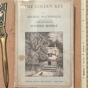 The Golden Key George MacDonald Maurice Sendak First Edition First Printing Hardcover Dust Jacket 1967 Very Fine Copy