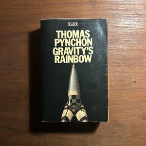 Gravity&#39;s Rainbow Thomas Pynchon 1975 Picador Second Edition Paperback FIRST PRINTING Rare John Holmes Cover Art