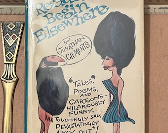 Neue Leser beginnen anderswoJonaton Clements Erste Ausgabe Erster Druck Hardcover mit Schutzumschlag SELTENER Midcentury Humor und Satire