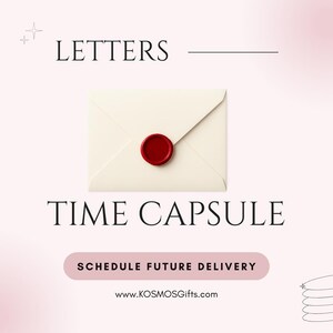 Cartas cápsula del tiempo, regalo para nieta, para mamá, regalo de despedida, regalo para papá, regalo para novia, regalo para novio, carta personalizada