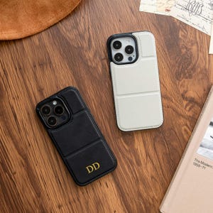 Kartenhalter Handyhülle mit Ständer, personalisierte iPhone Hülle für iPhone 16 Pro, 15 14 Pro, 13 12 11, Mini Case, Initialen iPhone Hülle Geschenke