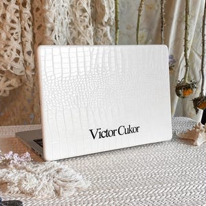 Handcrafted Off-White Leather MacBook Case | Air13" 2025 Case | MacBook Case | Pro 14.2 M2 Case | Air A2337 & Pro A2338 Case | Gift for Mom