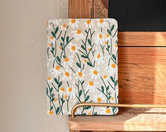 Embroidered White Flower | Kindle 12th Gen 2024 Case | Kindle Paperwhite 11th 6.8" 2021 Cover | Case | Exquisite Mother's Day Gifts
