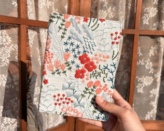 Unique Embroidered Floral Sea Kindle 12th Gen 2024 Case | Kindle Paperwhite 11th 6.8" 2021 Cover | Case | Exquisite Mother's Day Gifts