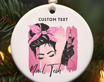 Schlüsselanhänger Geschenk Für Nageltechniker - Edelstahl Gravur "Absolutely Crushing It", In Samtbeutel