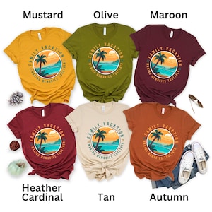 Beach Vacation Shirts,Family matching Beach Trip Tshirts,Girls Trip Shirt,Family Vacation Shirt,Beach Vacation Shirts, Girls trip Tee