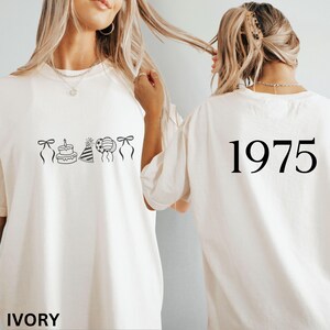 Custom Birth Year Comfort Colors Shirt,Personalized Birthday T-shirt, Custom Birthday Gift,Custom coquette birth year Birthday party shirt