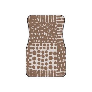 Stylish Car Mats Set of 4, Modern Floor Mats, Unique Vehicle Accessories, Boho Chic Car Decor, Gift for Car Lovers