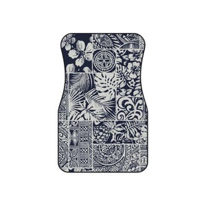 Tropical Car Mats - Set of 4, Stylish Floor Mats for Car, Floral Auto Accessories, Custom Car Interior, Gift for Car Lovers