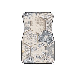 Ensemble de 4 tapis de voiture élégants | Tapis protecteurs élégants pour la décoration intérieure, accessoires de voiture personnalisés, cadeau pour les propriétaires de voitures neuves, qualité supérieure