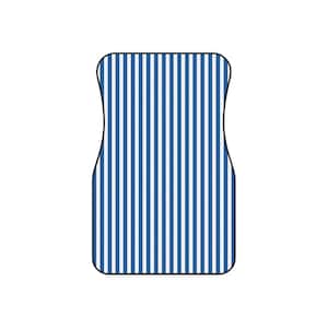 Stylish Blue Striped Car Mats Set of 4, Auto Accessories, Vehicle Decor, Perfect for Car Enthusiasts, Great for Gift Giving