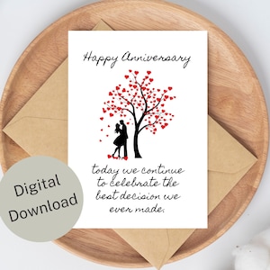 Printable Anniversary Card, Valentines day Card still in love, Card for Husband, Card for Wife, boyfriend, girlfriend, Cute Anniversary Gift
