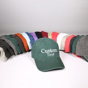Custom Text Embroidered Hat, Your Text Here, Vintage Baseball Hat Hat, Personalized Gift, Custom Dad Cap, Custom Trucker, Cool Quote Cap