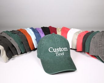 Custom Text Embroidered Hat, Your Text Here, Vintage Baseball Hat Hat, Personalized Gift, Custom Dad Cap, Custom Trucker, Cool Quote Cap