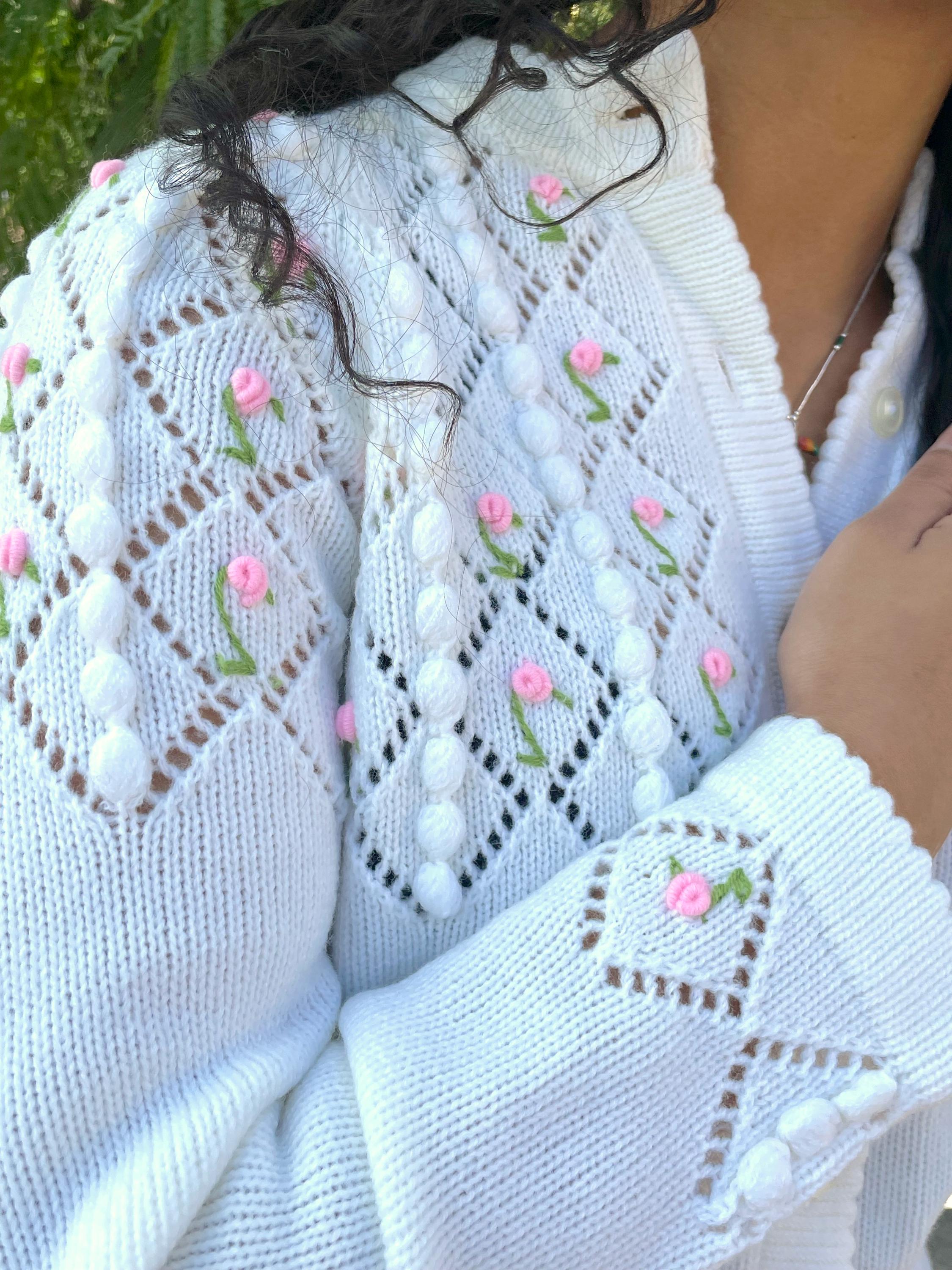 トップス 70s acrylic cardigan Vintage Acrylic Cardigan - Etsy