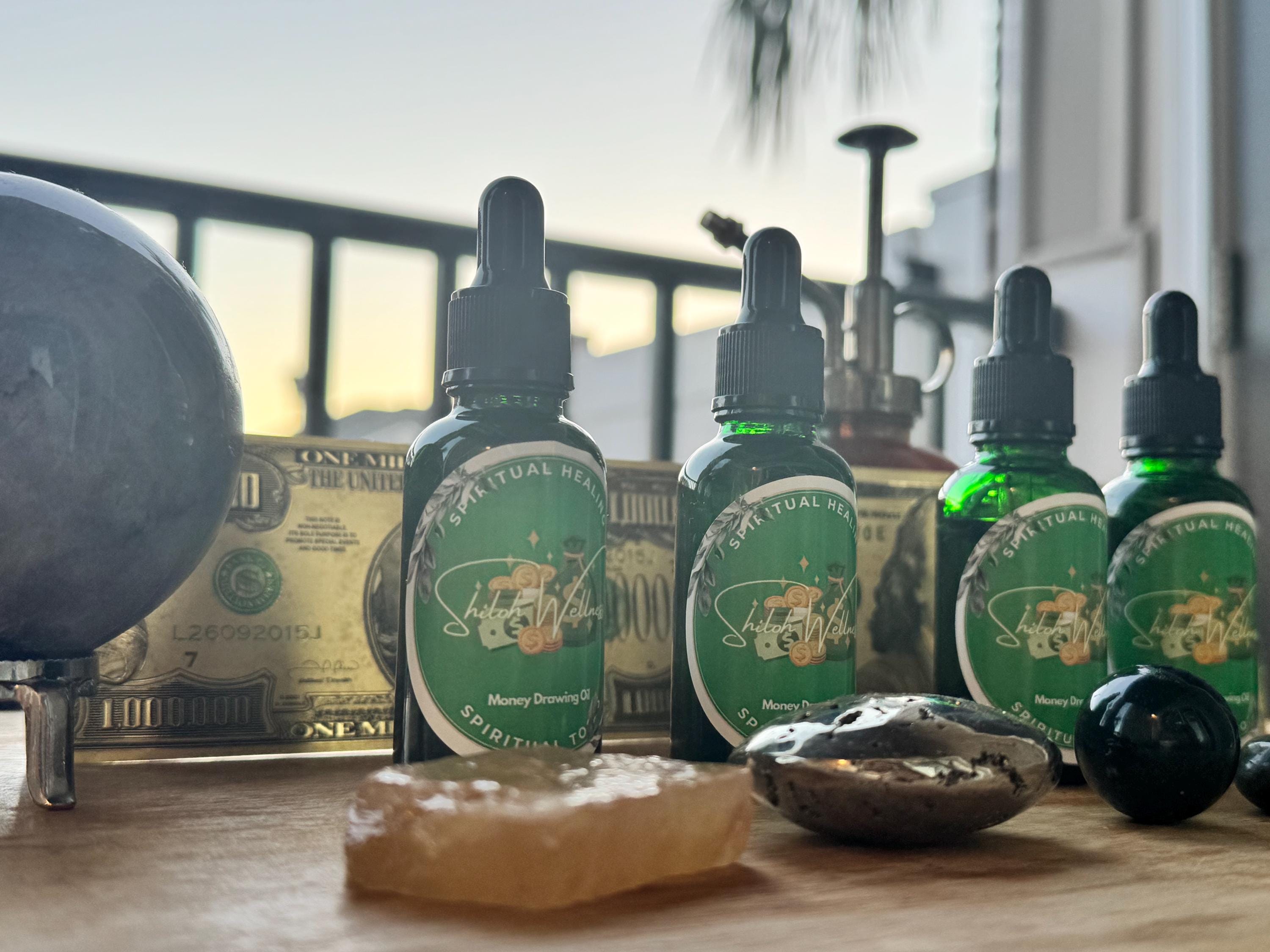 Money Drawing Intention Oil | Prosperity and Abundance Ritual Oil | Manifest Wealth, Success, and Financial Growth