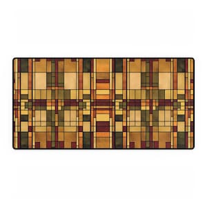 Frank Lloyd Wright Inspired Desk Mat: Architect Office Decor