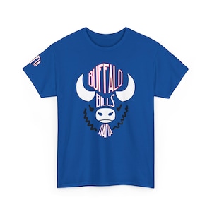 Buffalo Bills Football Tee, Bills Mafia T-shirt, Charging Buffalo Shirt, Unisex Tee for Sports Fans, Football Gift