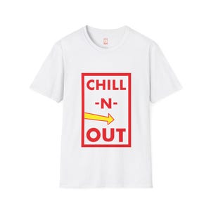 CHILL -N- OUT | t-shirt ( white)