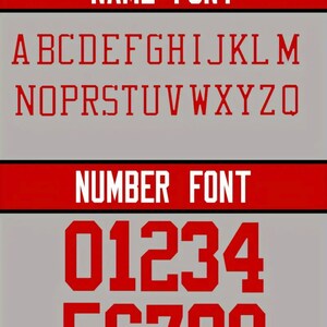 Personalized Men's American Football Jersey, Custom Name & Number, V-neck Short Sleeve Rugby Shirt For Men, Birthday Gift For Him image 3