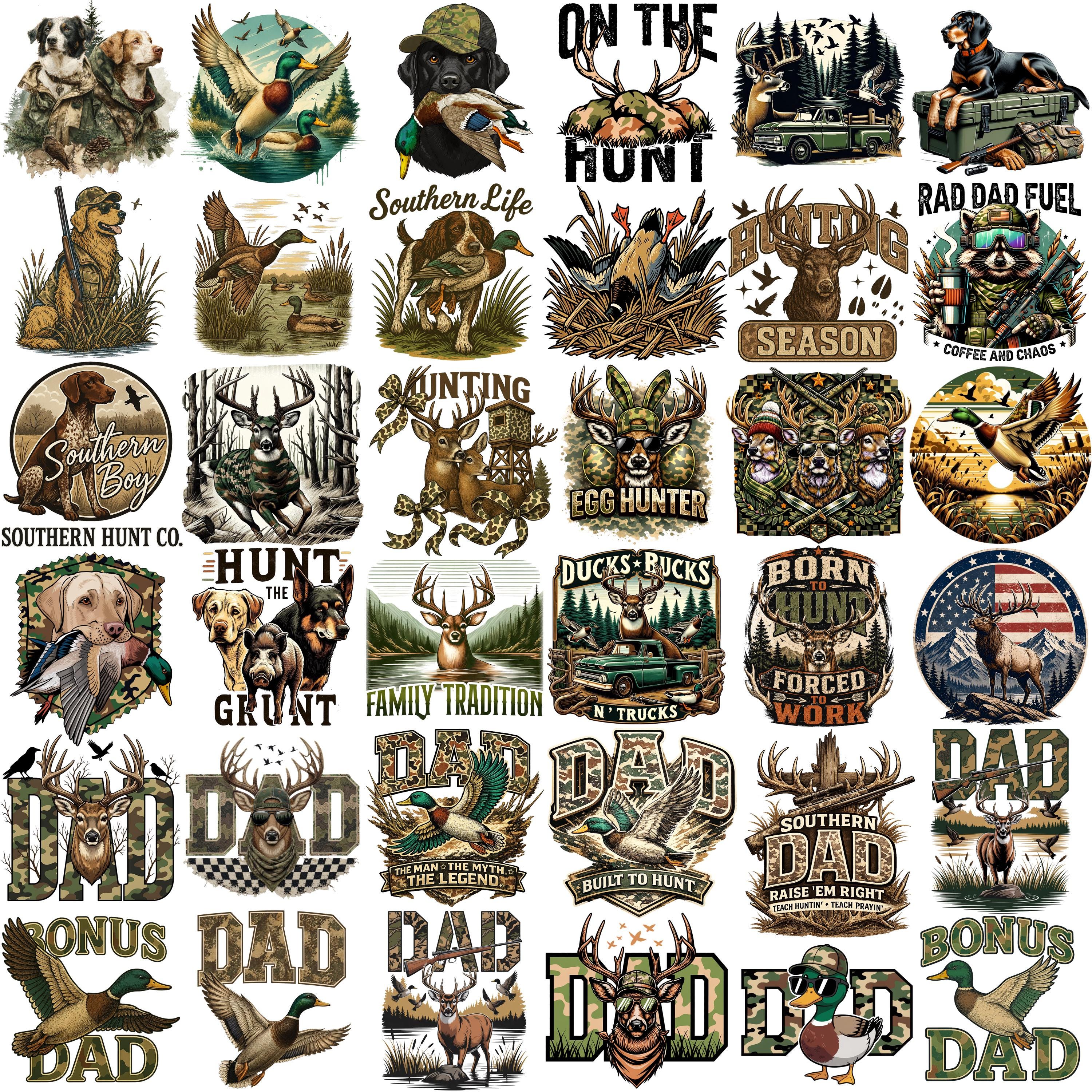 390+ Hunting PNG Mega Bundle, Deer, Duck, Southern Hunt Designs (300 ...