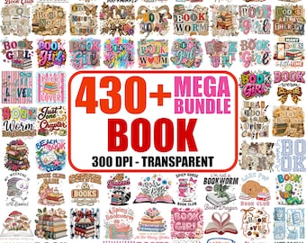 430+ Book PNG Mega Bundle, Bookish, book worm