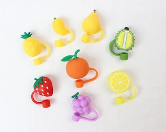 Straw Toppers - 8mm Straw Caps - Toy Beverage Straw Toppers