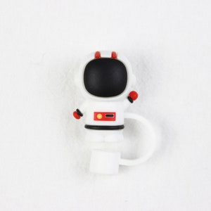Astronauts Straw Toppers - 8 mm Strohkappen - Spielzeug-Getränke-Strohhalm-Topper