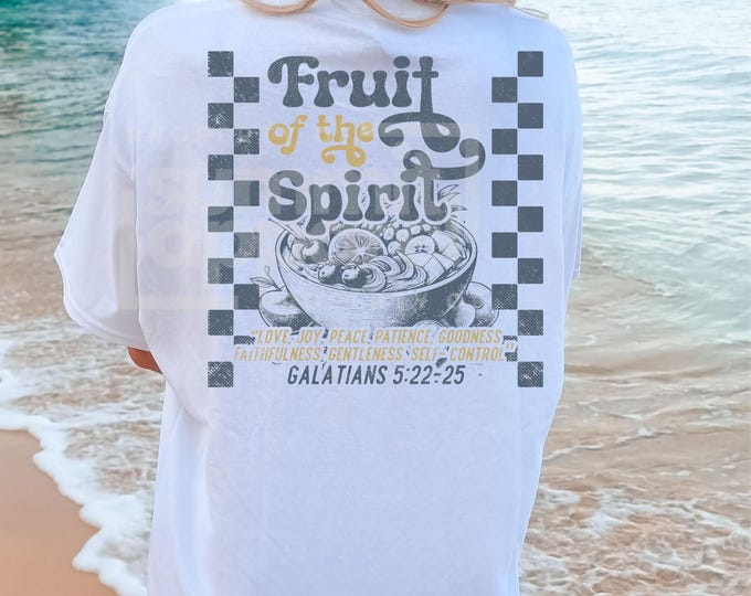 Fruit of the Spirit Shirt: Christian Comfort Colors Tee