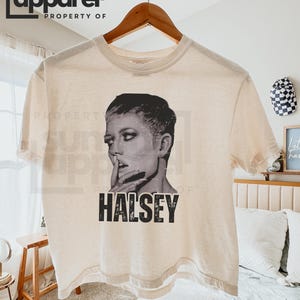 Halsey Comfort Colors Crop Top: Concert Tee for Music Fans