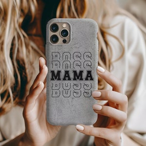 Custodia per telefono con design mamma boss, custodia magnetica resistente per iPhone, design personalizzato, custodia per telefono popolare, custodia per telefono, design tramonto, custodia magnetica per telefono