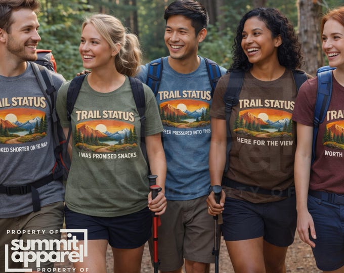 Funny hiking tshirt, out of breath hiking club shirt, mens nature tshirt, lightweight nature shirt for hiking, ladies nature graphic tee