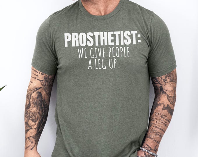 Funny Amputee Shirt: Prosthetic Pride Tee - Bella + Canvas 3001