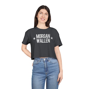 Morgan Wallen Crop Top for concert, Country Music shirt, Wallen face tee, country western tee, Morgan Wallen tour shirt popular Wallen shirt