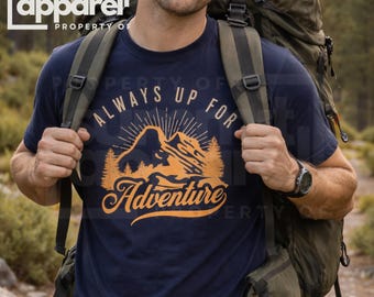 Vintage Natur T-Shirt, Outdoor Abenteuer Grafik T-Shirt