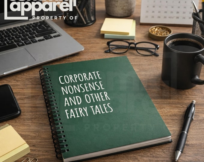 Funny Sarcastic Notebook, Coworker Gift, Stocking Stuffer