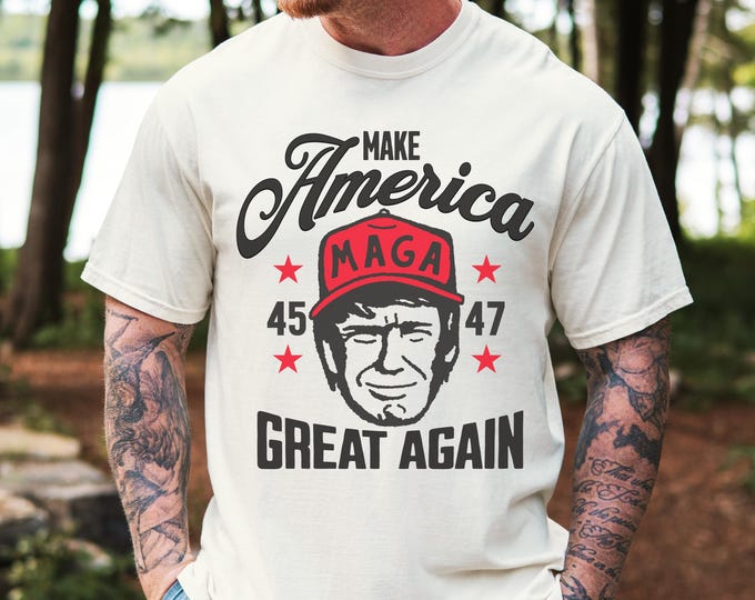 Trump 2024 MAGA Shirt: Comfort Colors Republican Tee