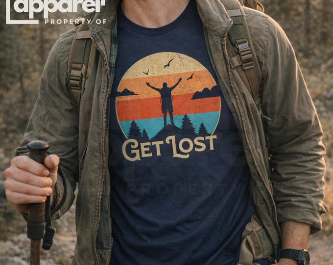 Hiking Graphic Tee, Lightweight Nature Shirt