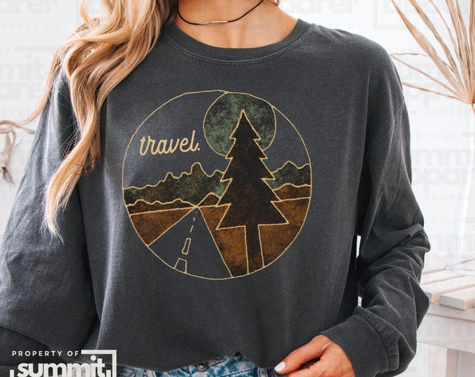 Vintage Nature Graphic Tee, Outdoor Adventure Shirt, Unisex Travel Shirt