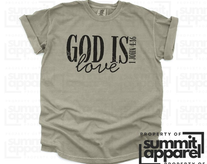 Comfort Colors Christian T-Shirt, Bible Verse Tee, Faith Apparel