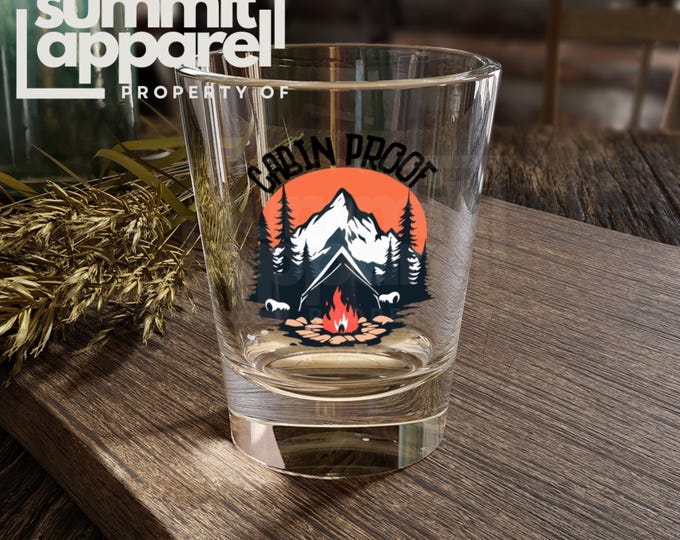 Mountain Theme Shot Glass | 1.5oz, Adventure Phrases