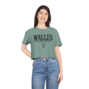 Morgan Wallen Crop Top for concert, Country Music shirt, Wallen face tee, country western tee, Morgan Wallen tour shirt popular Wallen shirt