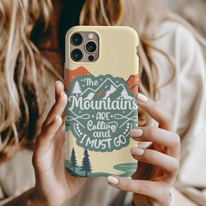 Custodia per telefono con design Montagne, resistente custodia magnetica per iPhone, design personalizzato, custodia per telefono popolare, custodia per telefono, design tramonto, custodia magnetica per telefono