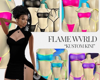 Exotic Dancewear “KUSTOM KINI” by FlameWvrld