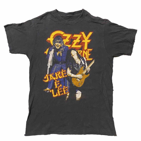 Vintage 1986 Ozzy Osbourne Jake E. Lee The Ultimate Ozzy Tour Concert Shirt Small