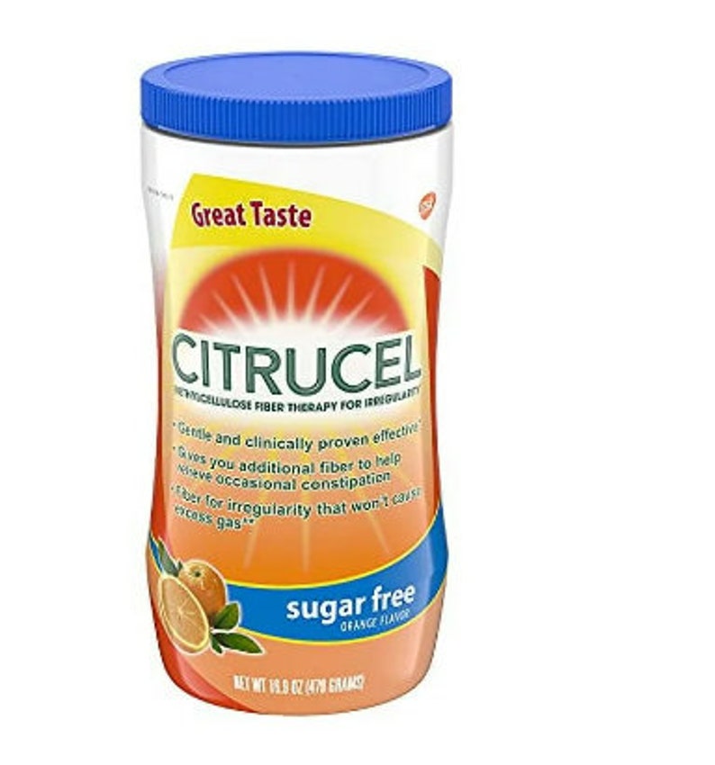 Citrucel Sugar Free Fiber Powder for Occasional Constipation Relief Citrucel Sugar Free Fiber Powder for Occasional Constipation Relief
