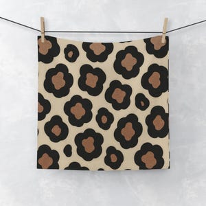 Leopard Print Face Towel Bathroom Accessory Bathroom Decor Gift Essential